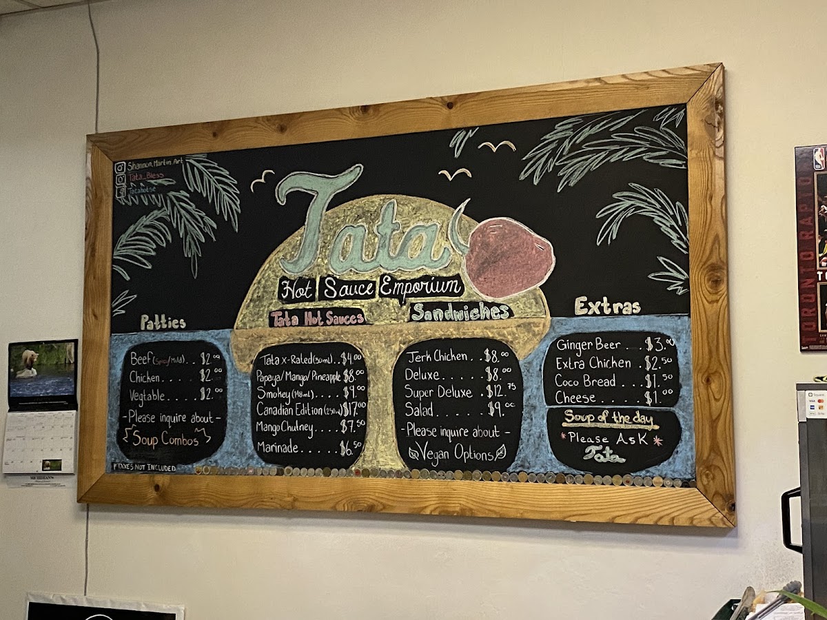 Tata - Hot Sauce, Take Out & Catering Photo Menu 3
