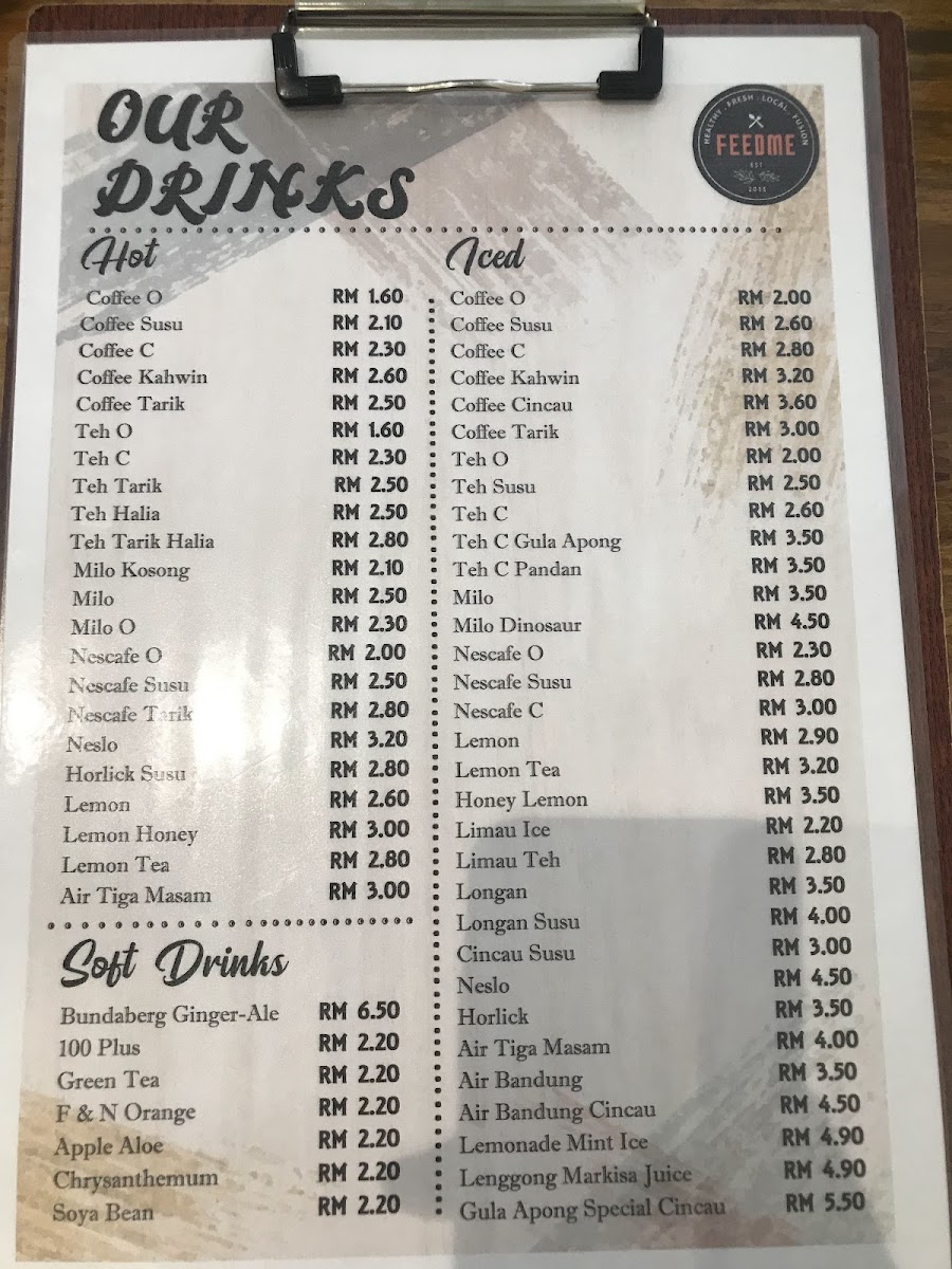 Feed Me Restaurants PLT Photo Menu 8