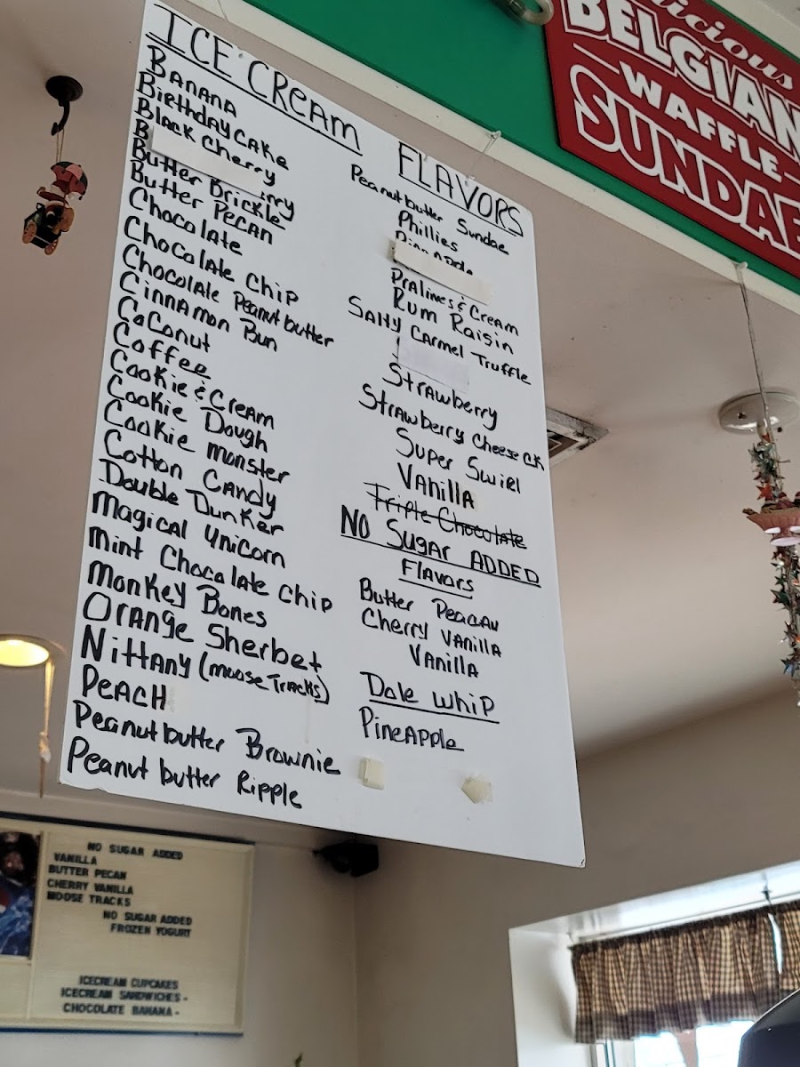 Holiday Ice Cream Photo Menu 7