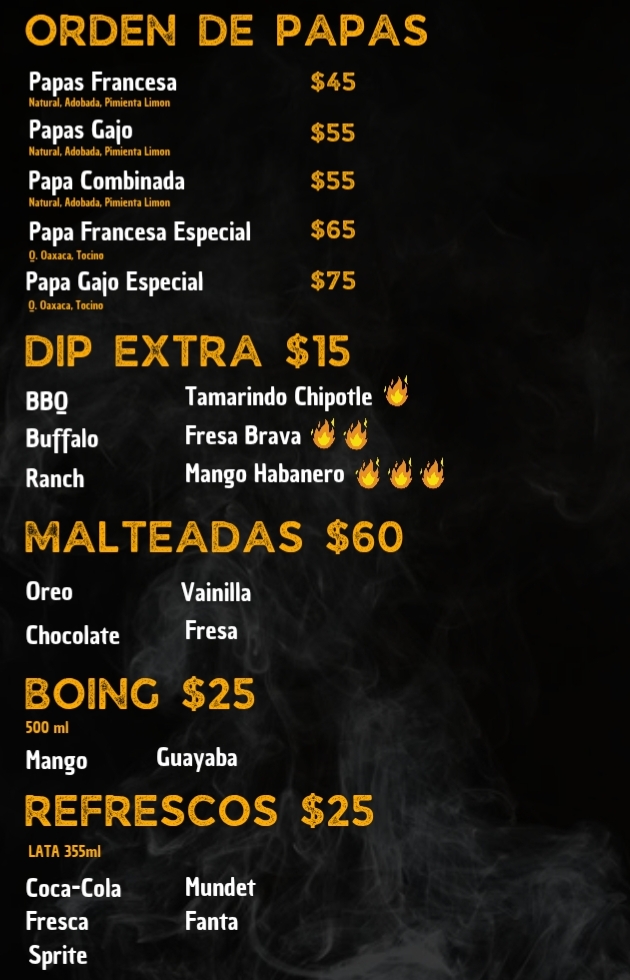 Hamburguesas Y Snack's 'B&G' Photo Menu 3