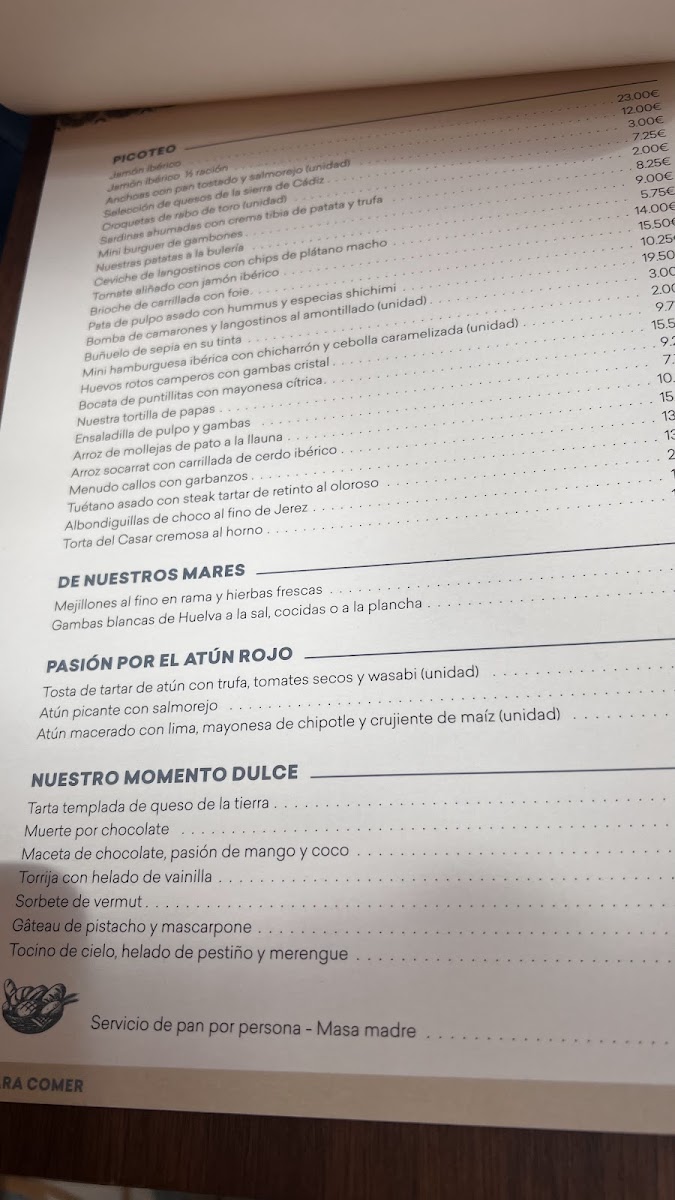 La Vermutería del Sherry Photo Menu 8