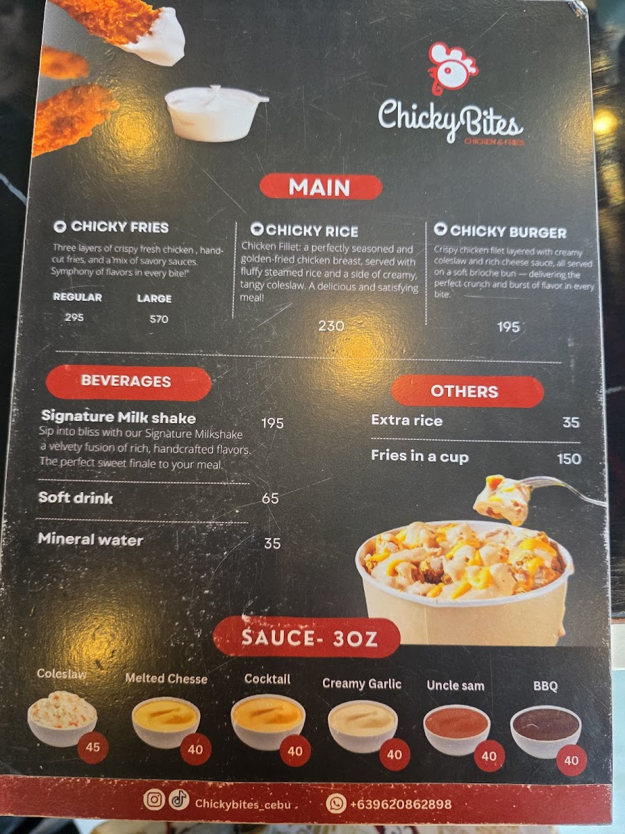 Chicky Bites Photo Menu 2