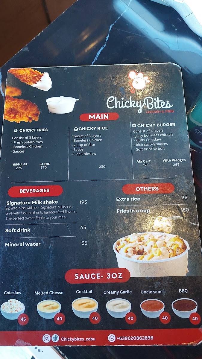 Chicky Bites Photo Menu 3