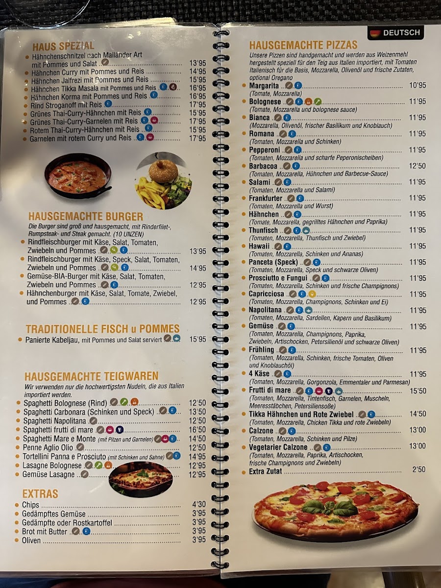 Restaurant B.I.A.Steak House Pizzeria 'Oasis' Photo Menu 1