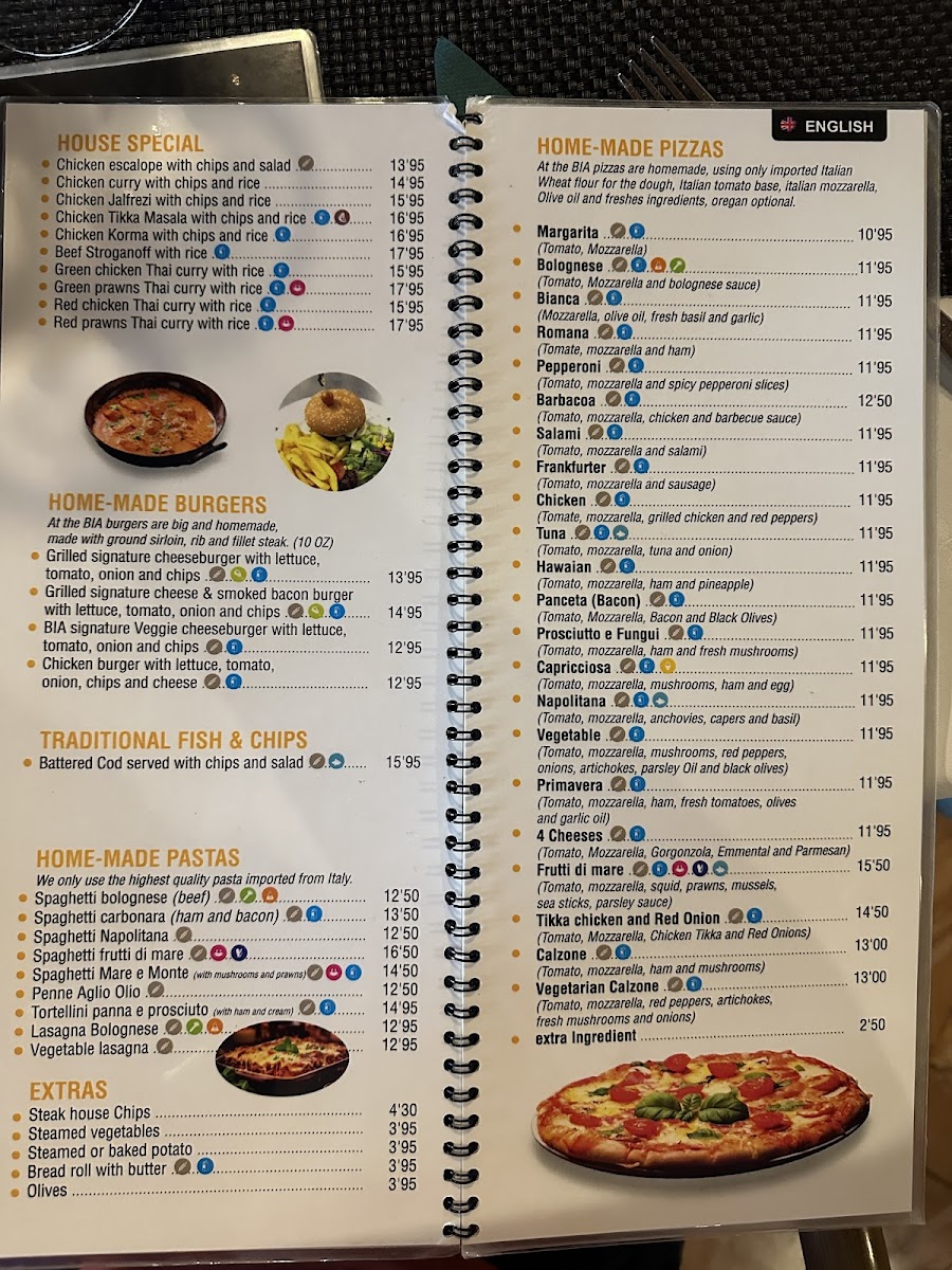 Restaurant B.I.A.Steak House Pizzeria 'Oasis' Photo Menu 2