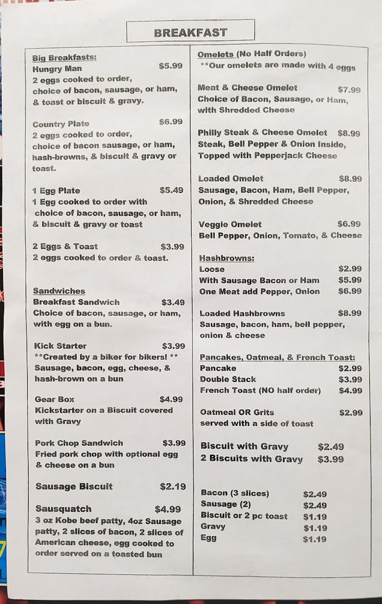 Ironhorse Barbeque And Steakhouse Photo Menu 2