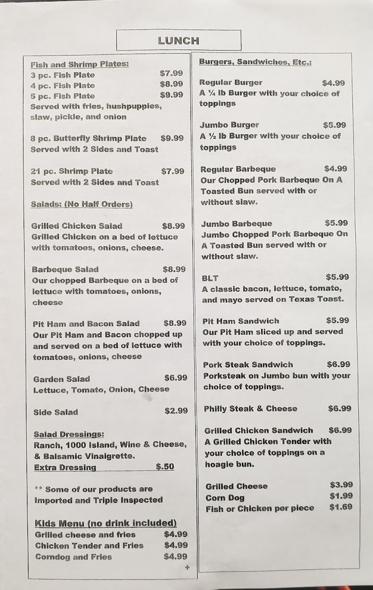 Ironhorse Barbeque And Steakhouse Photo Menu 7