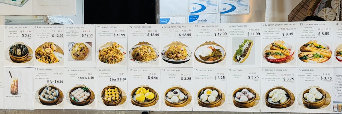 Honey Bun's Cafeteria Photo Menu 2