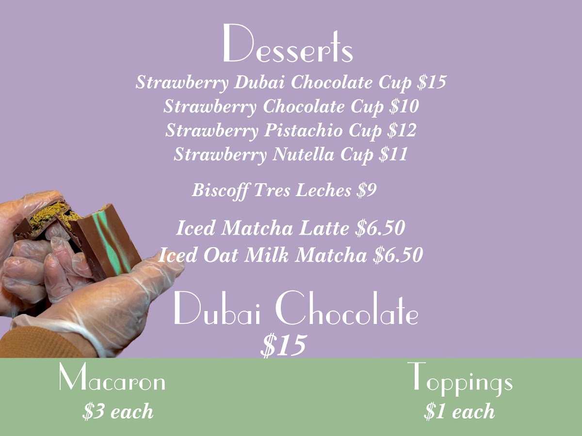 Robin’s Creamery Photo Menu 1