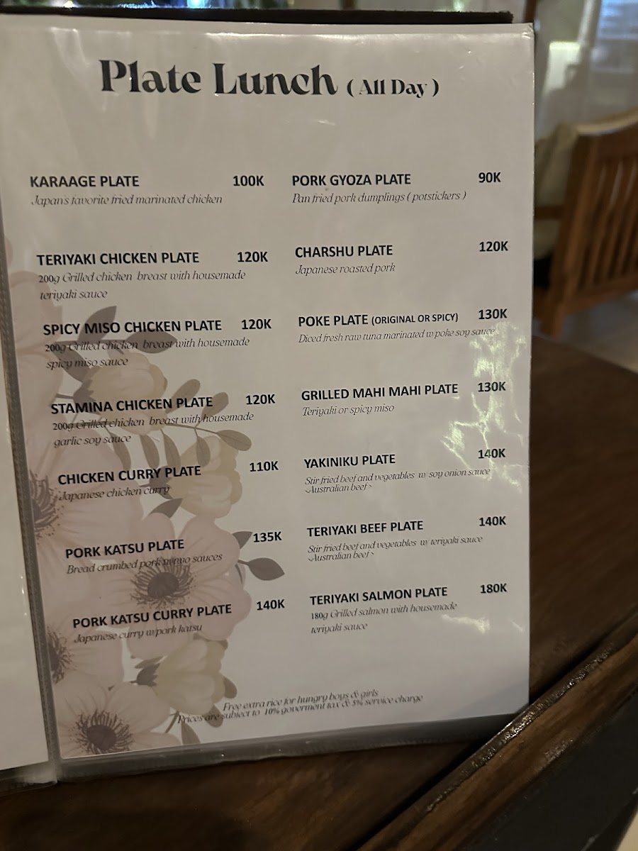 Shaka Riki Photo Menu 2