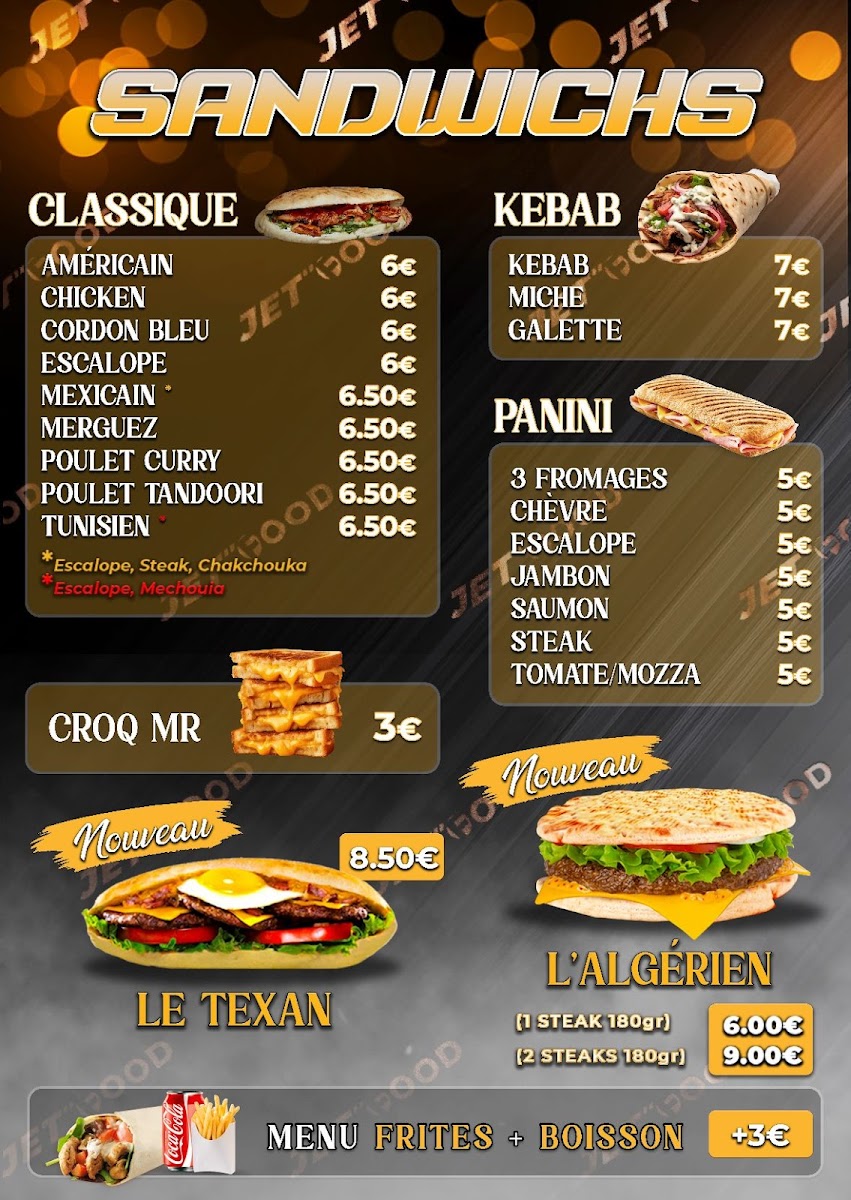 Jet food vénissieux Photo Menu 3