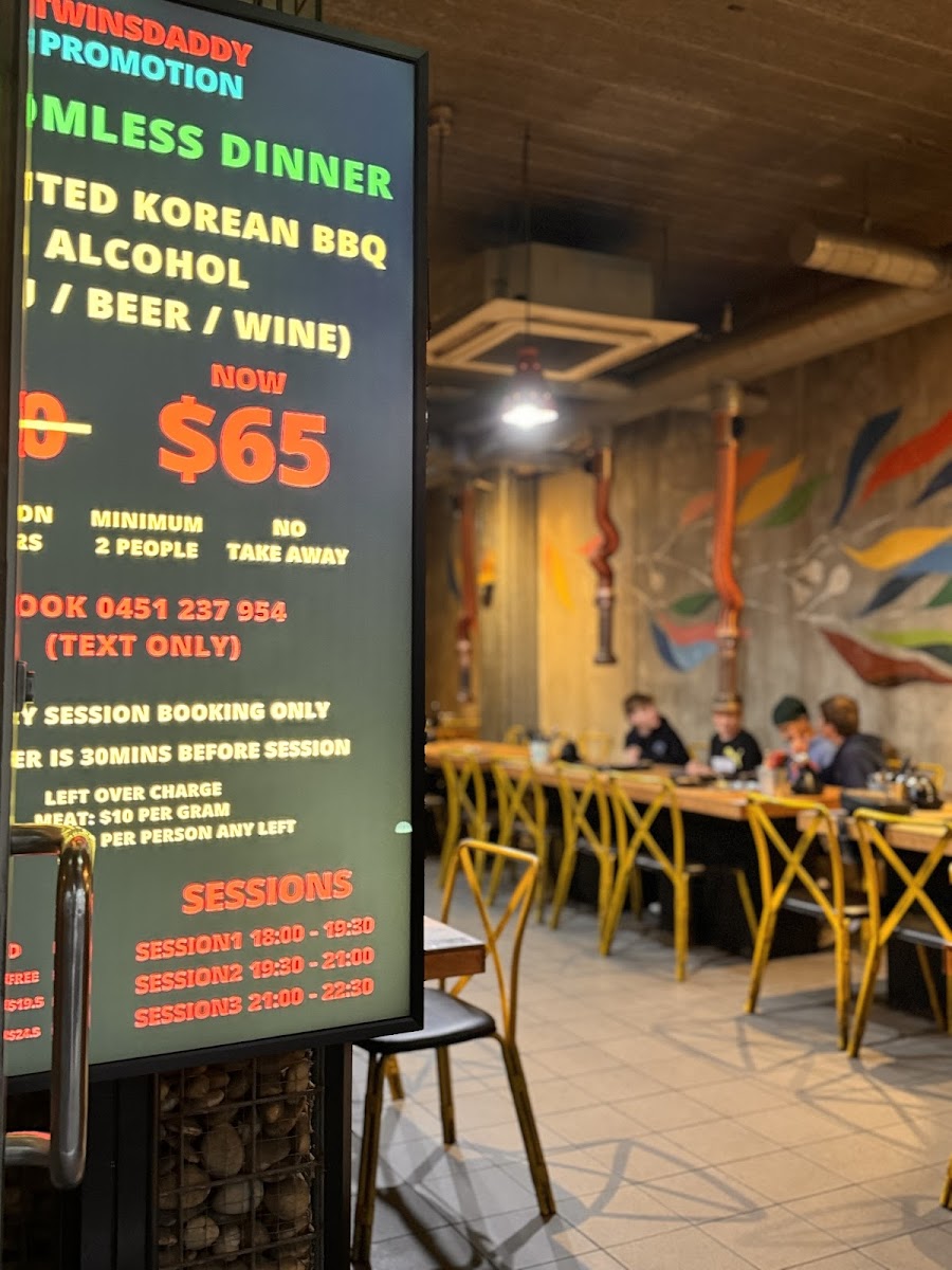 TWIN'S DADDY AYCE KOREAN CHARCOAL BBQ Photo Menu 9