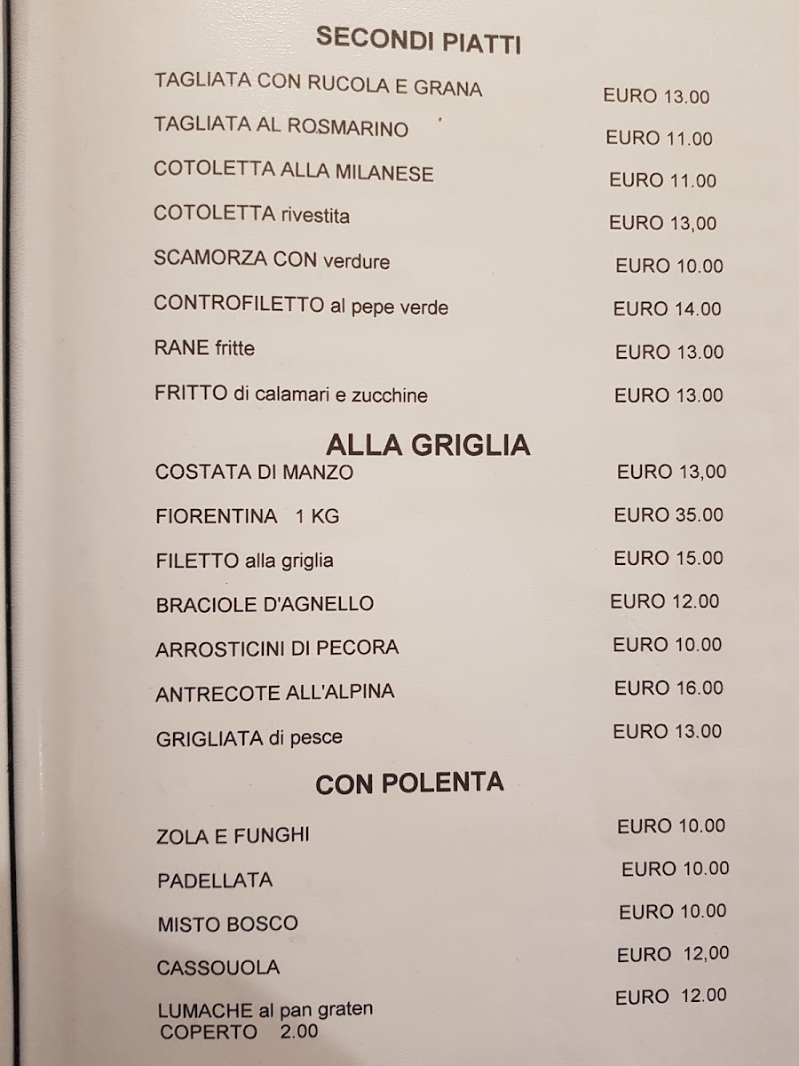 Trattoria A Casa Mia Photo Menu 1