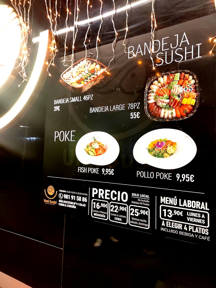 Umi Sushi A Coruña Photo Menu 2
