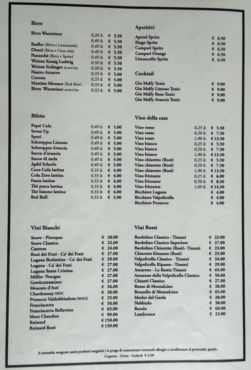 Ristorante Pizzeria Due Torri Photo Menu 1