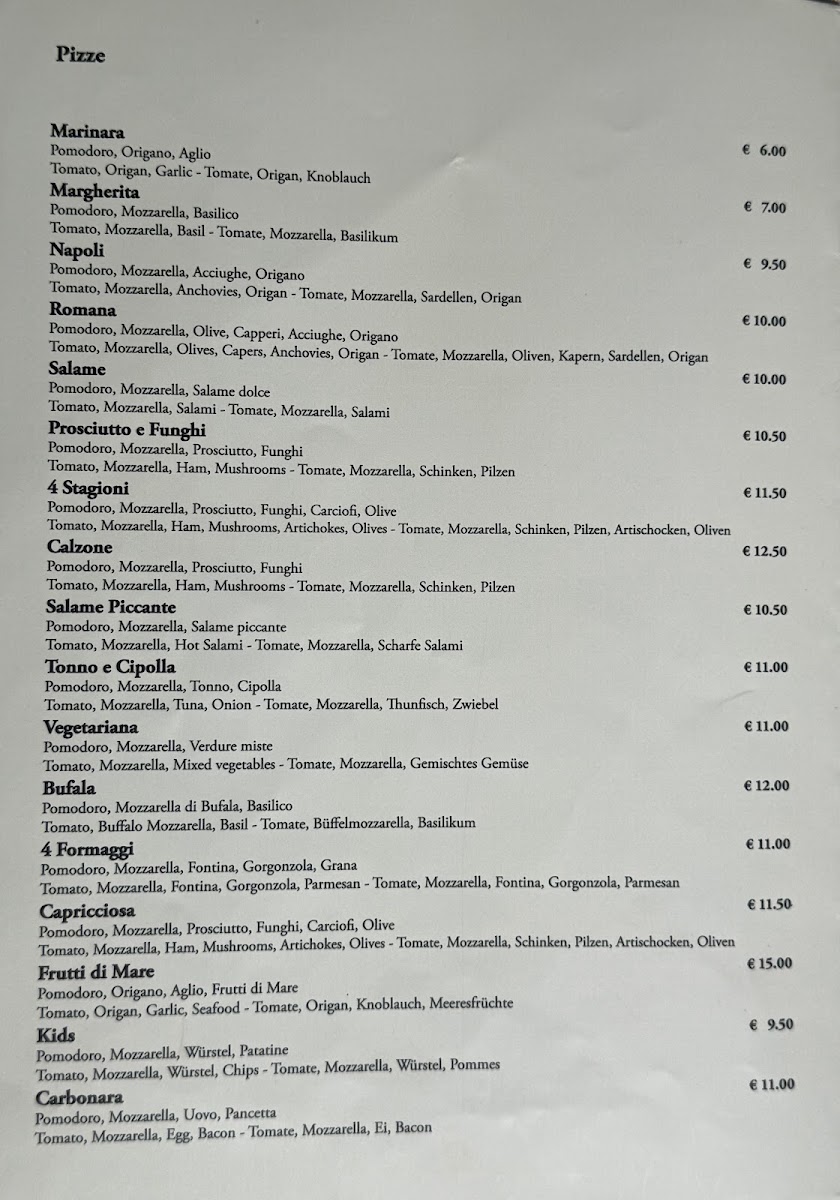 Ristorante Pizzeria Due Torri Photo Menu 4