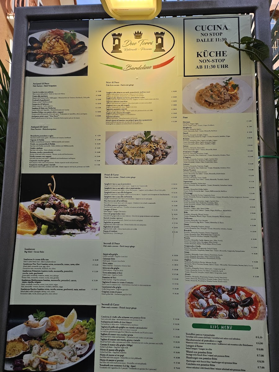 Ristorante Pizzeria Due Torri Photo Menu 9