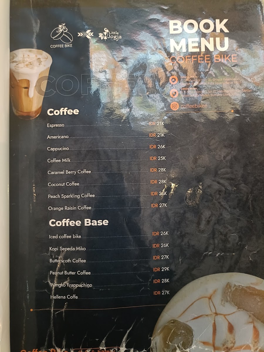 Coffee Bike Photo Menu 3