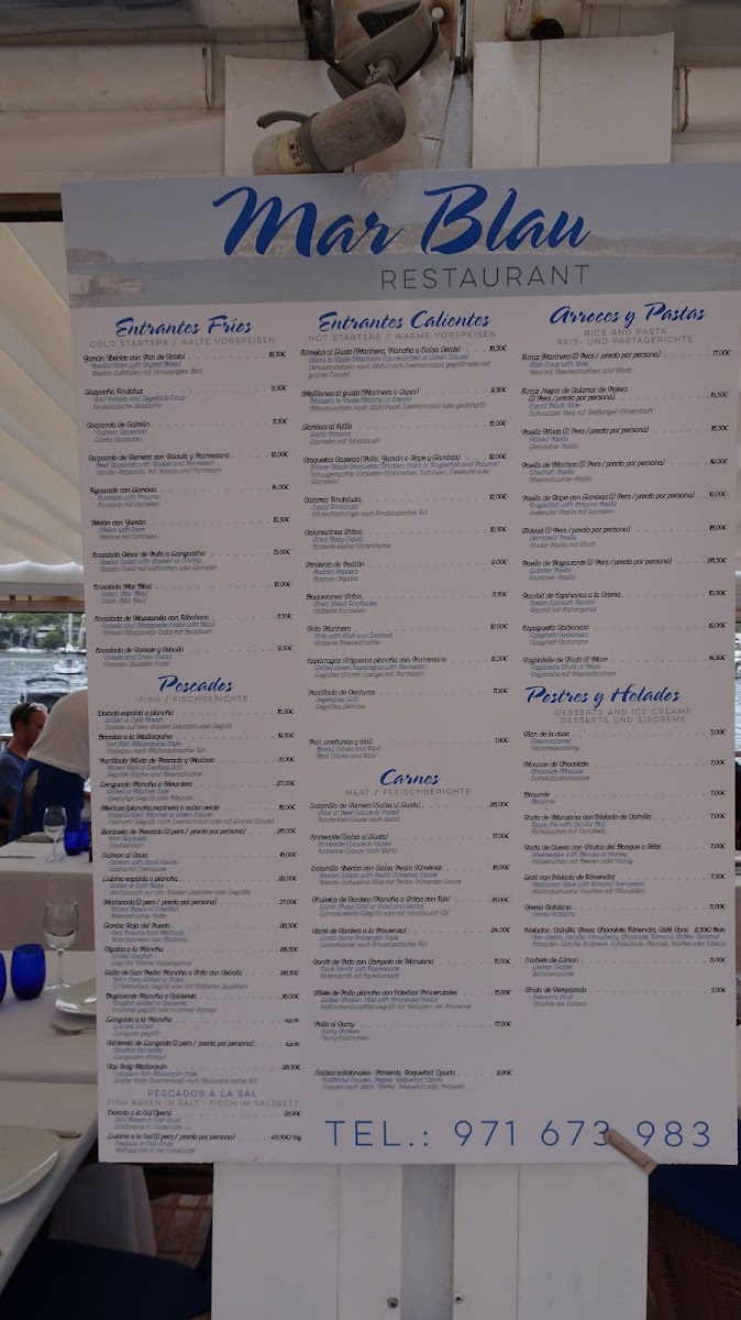 Restaurante Mar Blau Photo Menu 3