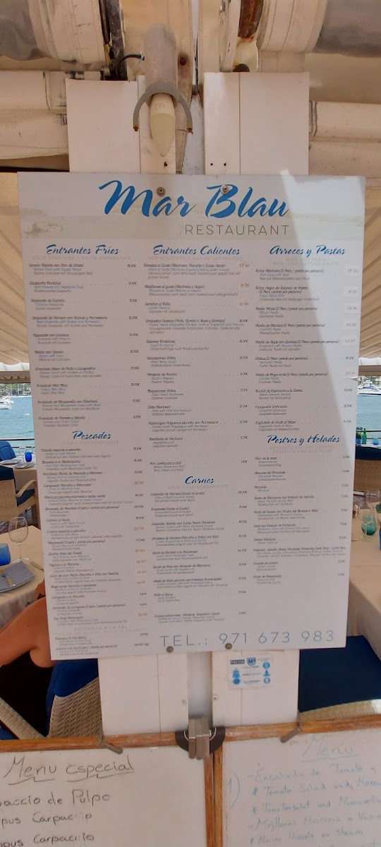 Restaurante Mar Blau Photo Menu 4