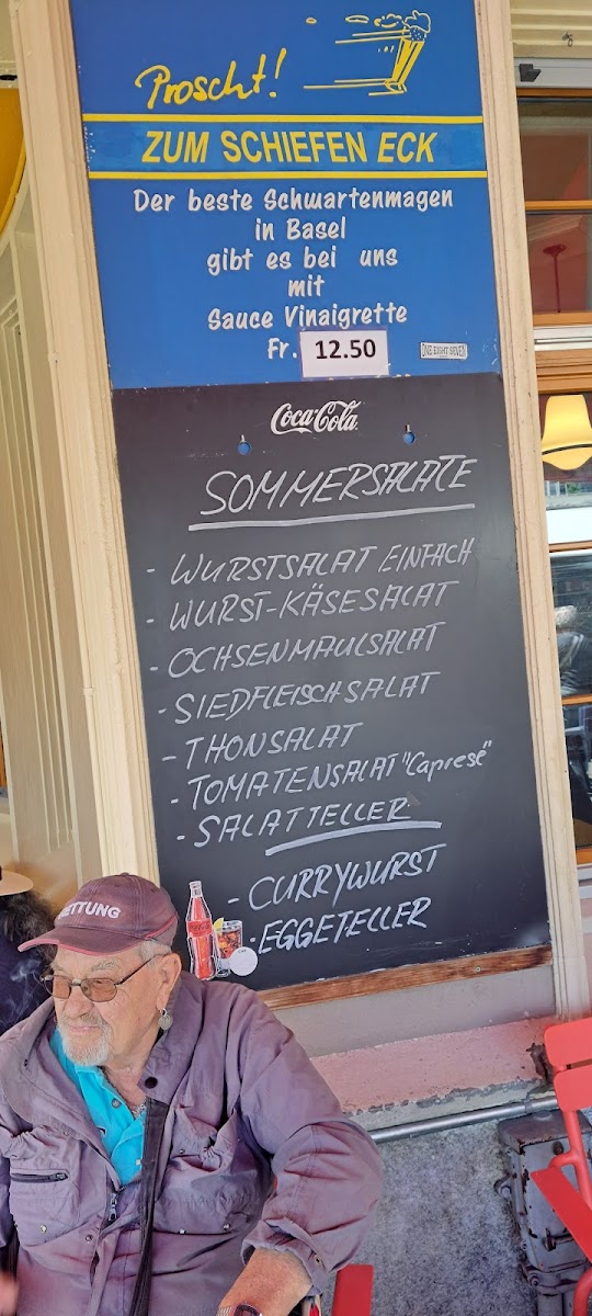Zum schiefen Eck Photo Menu 5