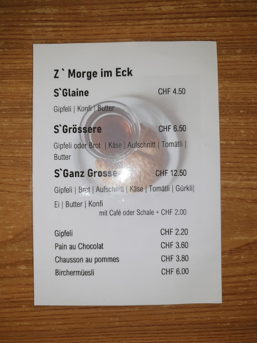 Zum schiefen Eck Photo Menu 8