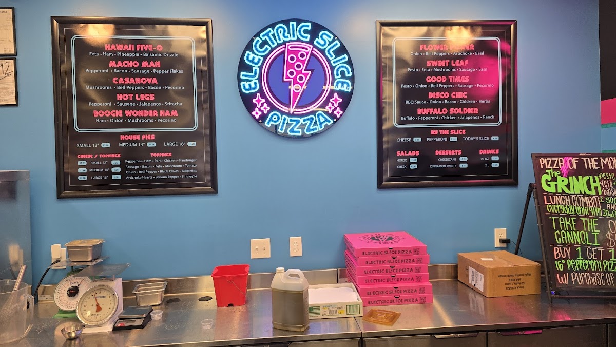 Electric Slice Pizza Photo Menu 5