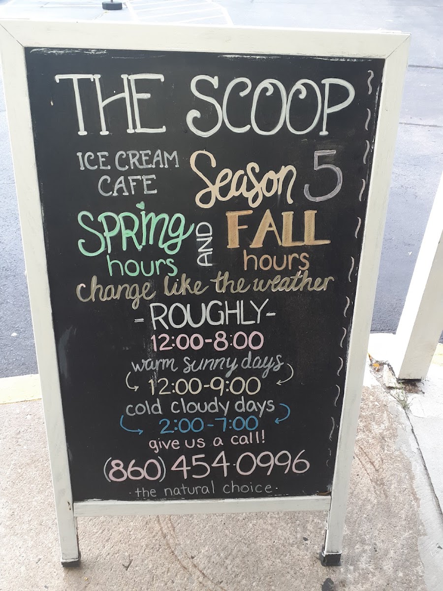 The Scoop Ice Cream Cafe Photo Menu 3
