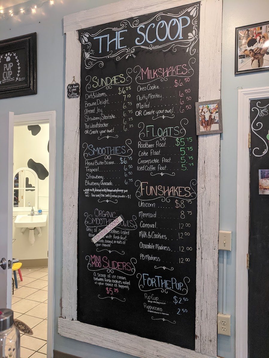 The Scoop Ice Cream Cafe Photo Menu 4