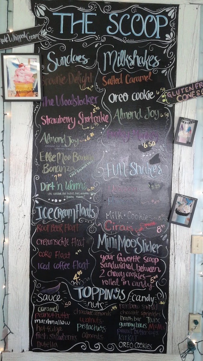 The Scoop Ice Cream Cafe Photo Menu 7