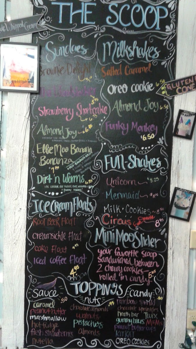 The Scoop Ice Cream Cafe Photo Menu 9