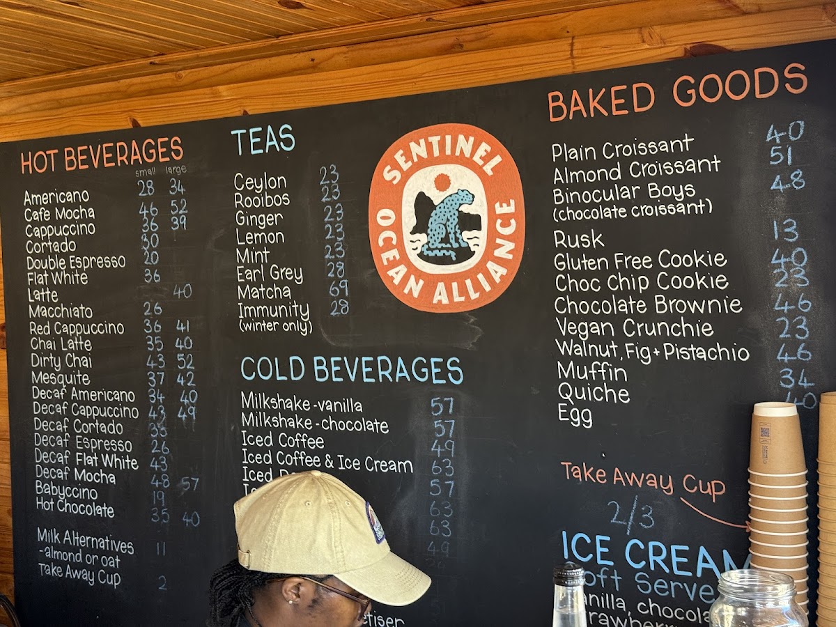 Sentinel Cafe Photo Menu 1