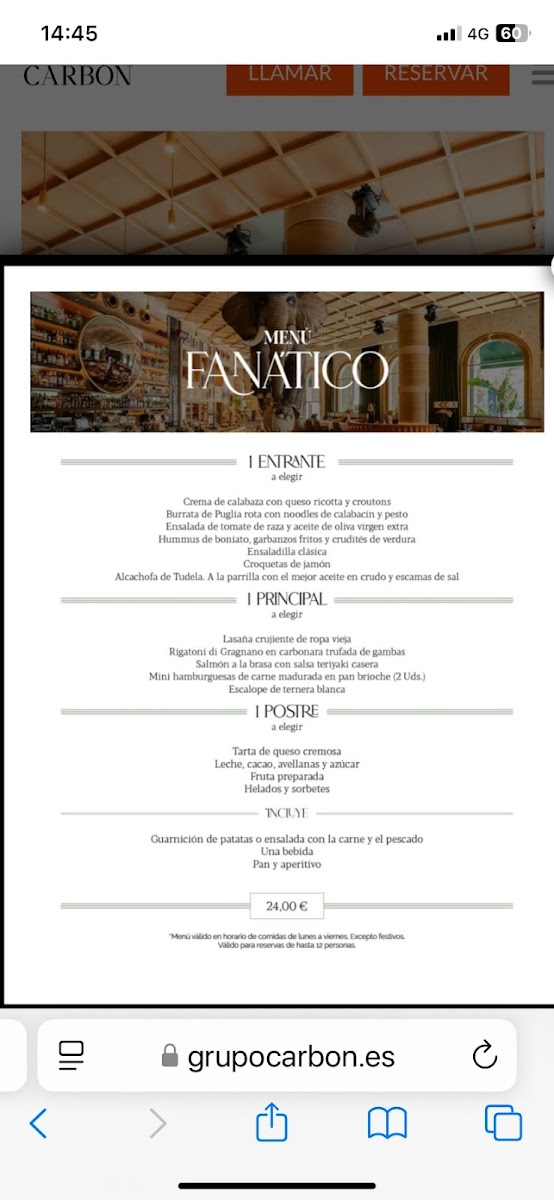 Fanático Photo Menu 6
