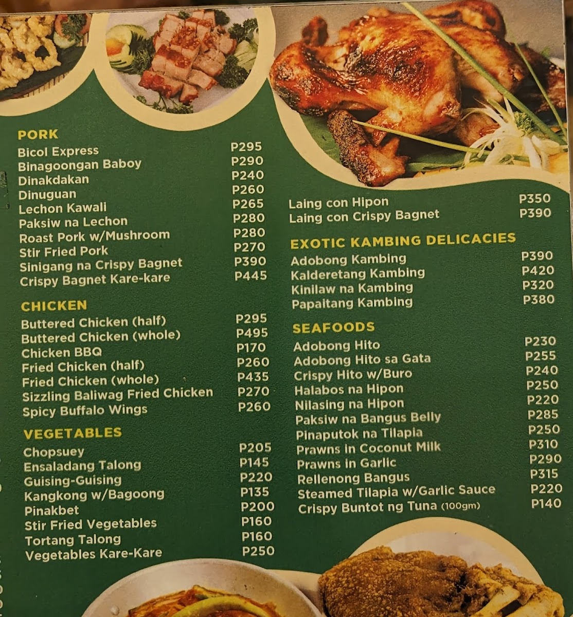 Baliwag Grill and Restaurant Maginhawa Branch Photo Menu 2
