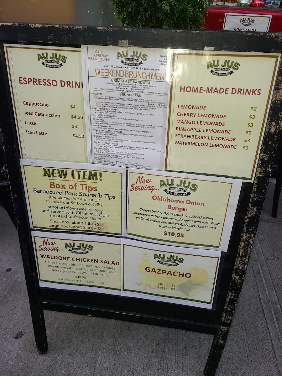 Au Jus Photo Menu 6