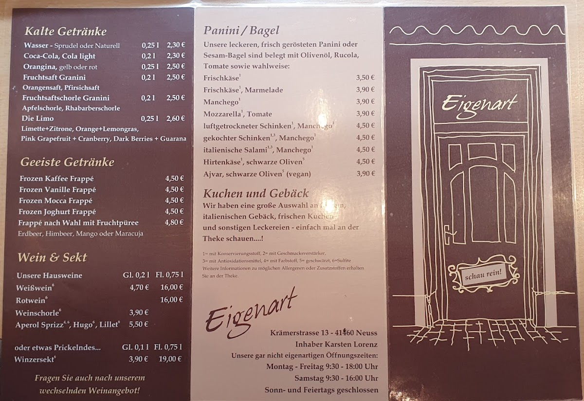 Eigenart Photo Menu 1