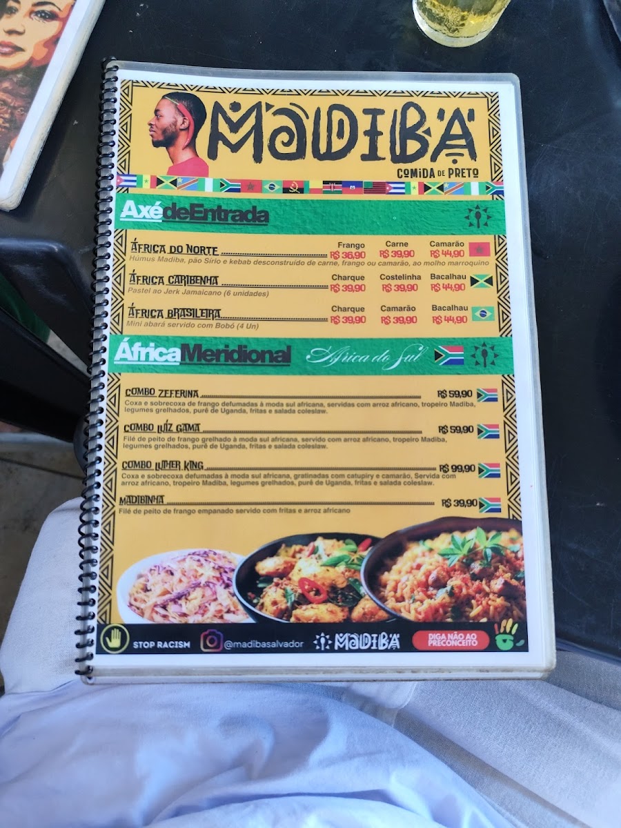Restaurante Madiba - Comida de Preto Photo Menu 1
