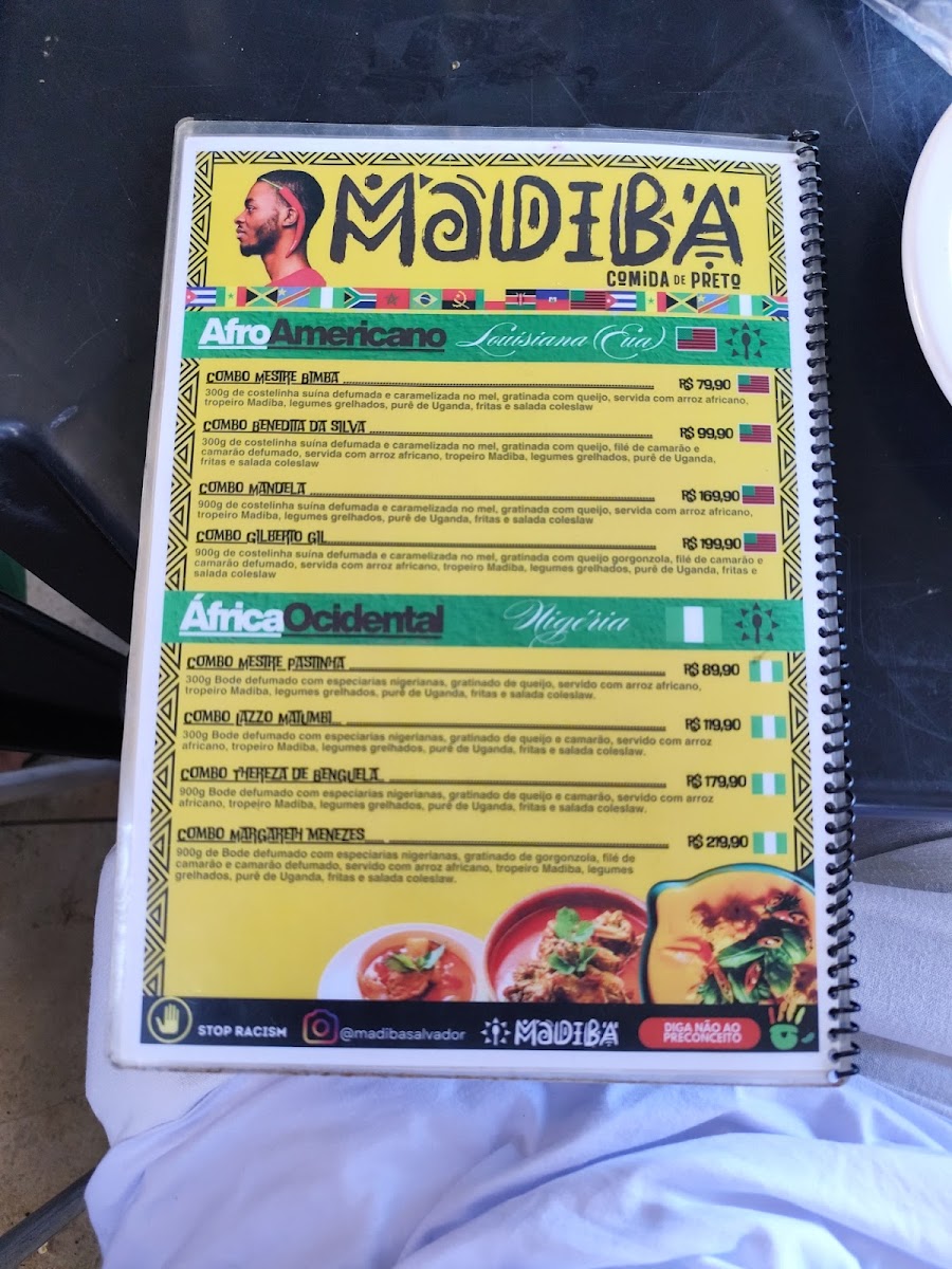 Restaurante Madiba - Comida de Preto Photo Menu 2