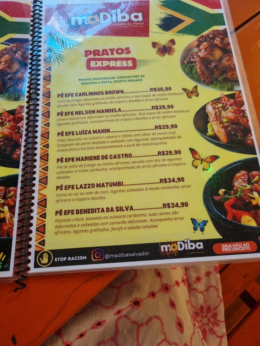 Restaurante Madiba - Comida de Preto Photo Menu 6