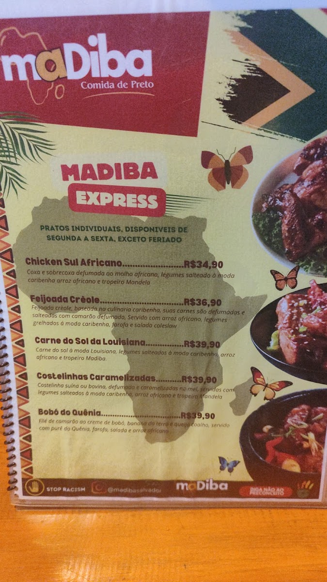 Restaurante Madiba - Comida de Preto Photo Menu 7