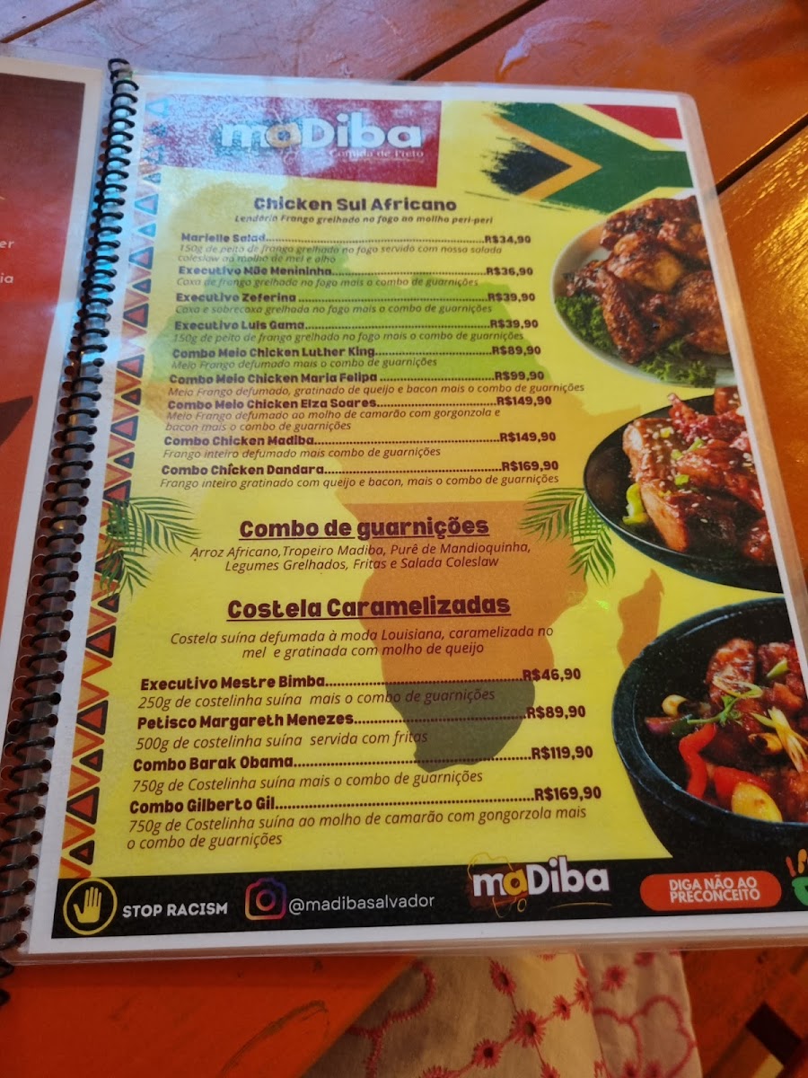 Restaurante Madiba - Comida de Preto Photo Menu 9