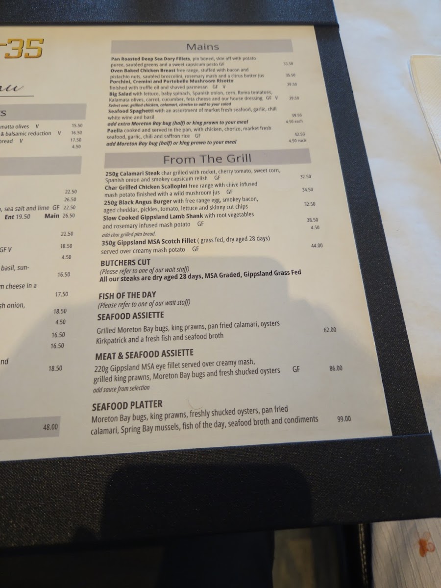 Pier 35 Bar & Grill Photo Menu 4