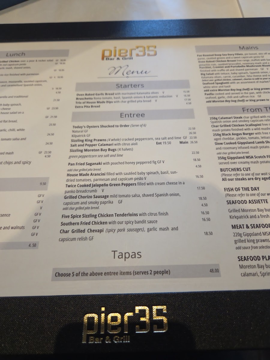 Pier 35 Bar & Grill Photo Menu 7