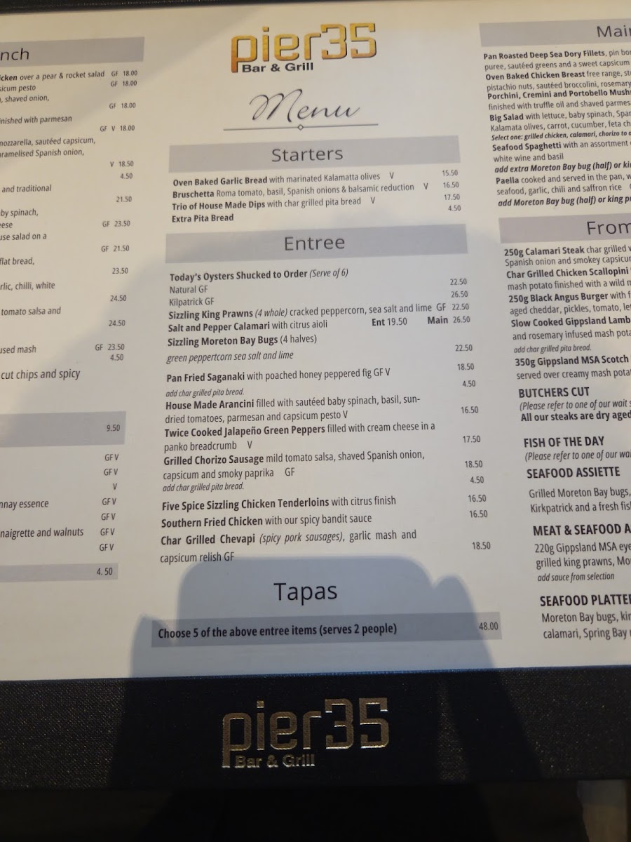 Pier 35 Bar & Grill Photo Menu 8