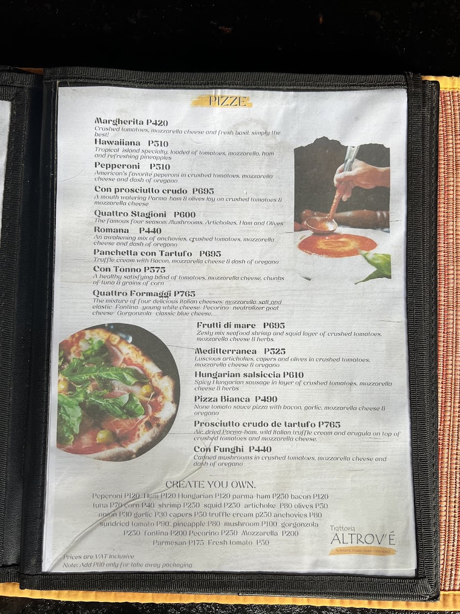 Trattoria Altrove Moalboal Photo Menu 4