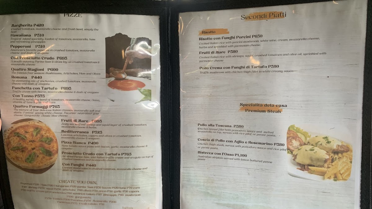 Trattoria Altrove Moalboal Photo Menu 5