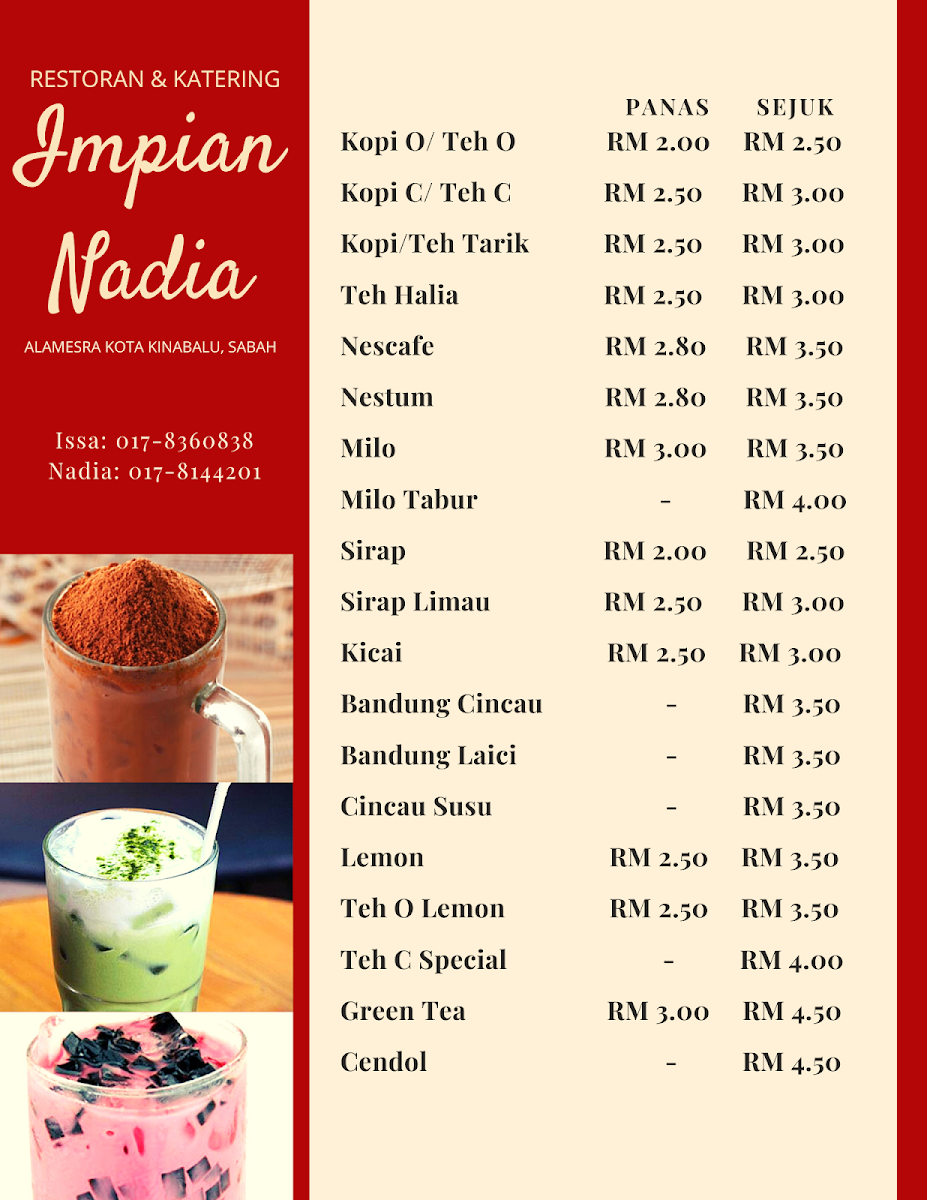 Impian Nadia Photo Menu 2