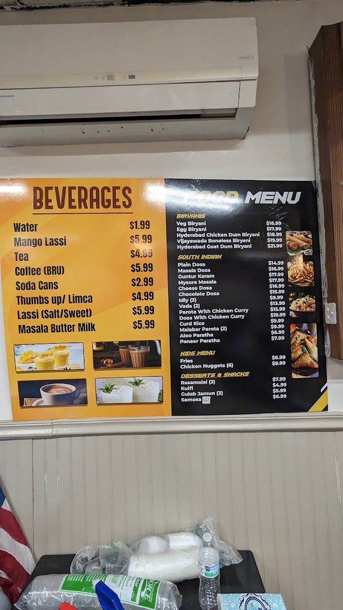 Hyderabad Biryani House Niagara Photo Menu 3