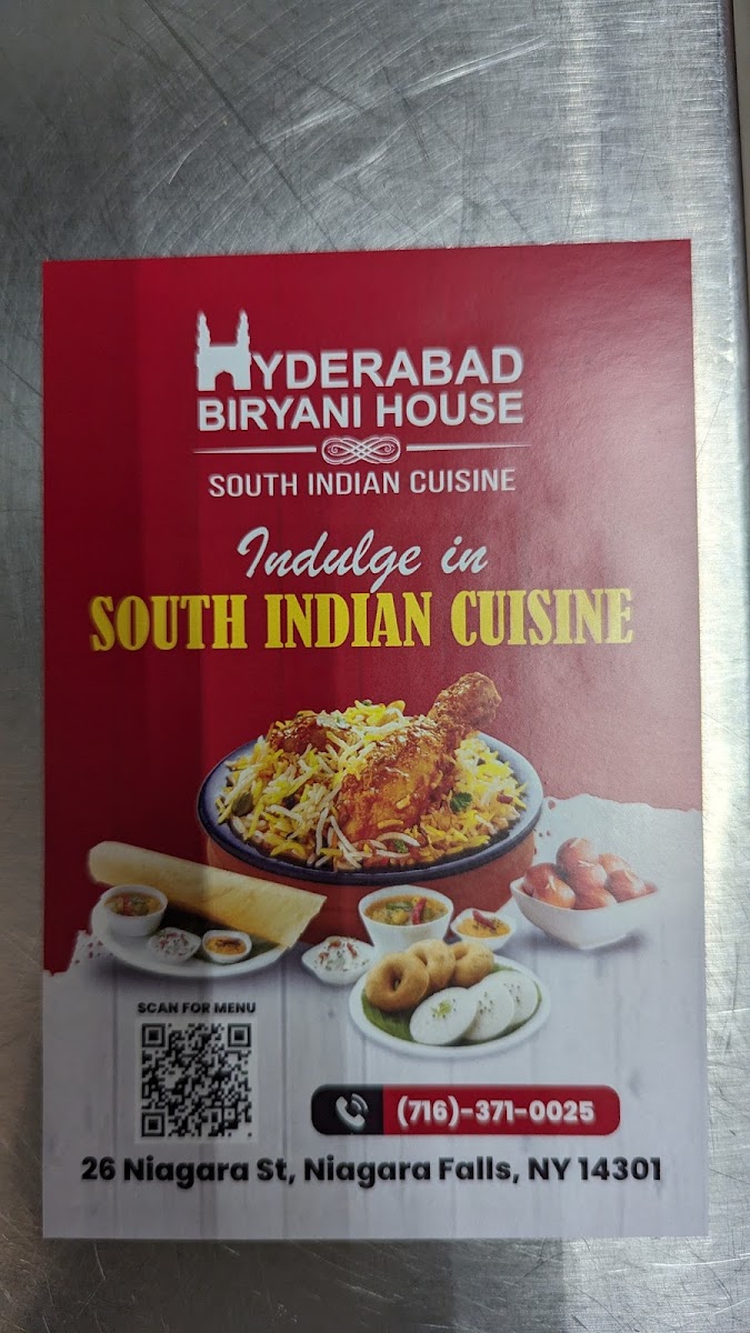 Hyderabad Biryani House Niagara Photo Menu 8