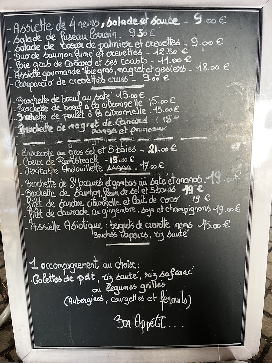 L'Éveil Photo Menu 1